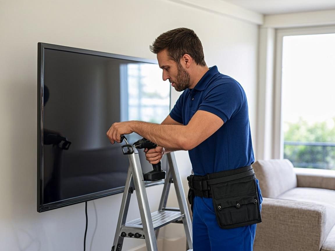 Professional TV mounting installation